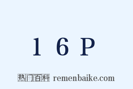 16P是什么意思的图片